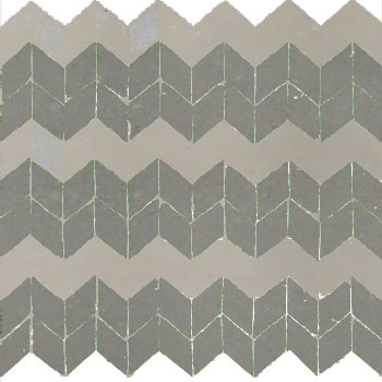 Mosaic House Moroccan tile Lilas D 27-25 Dark Gray Light Gray  zellige, mosaic, zellij, field, pattern, glaze, zigzag, simple 